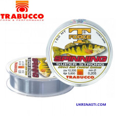 Леска монофильная Trabucco T-Force Spin Perch диаметр 0,22мм размотка 150м светло-серая